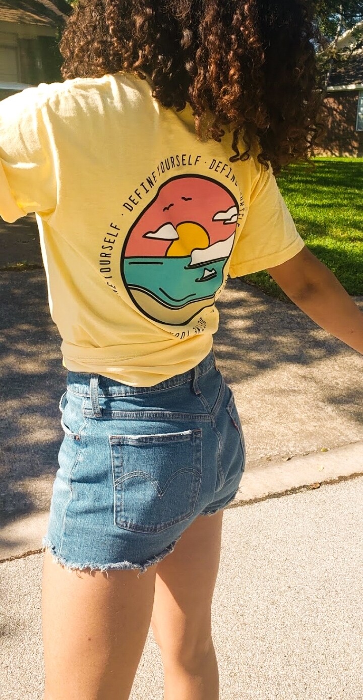 The Sunset Tee (Yellow)