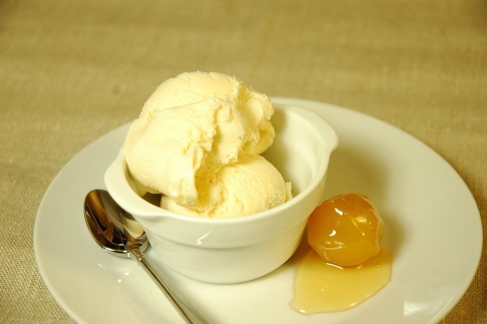 Honey & Stem Ginger Ice Cream