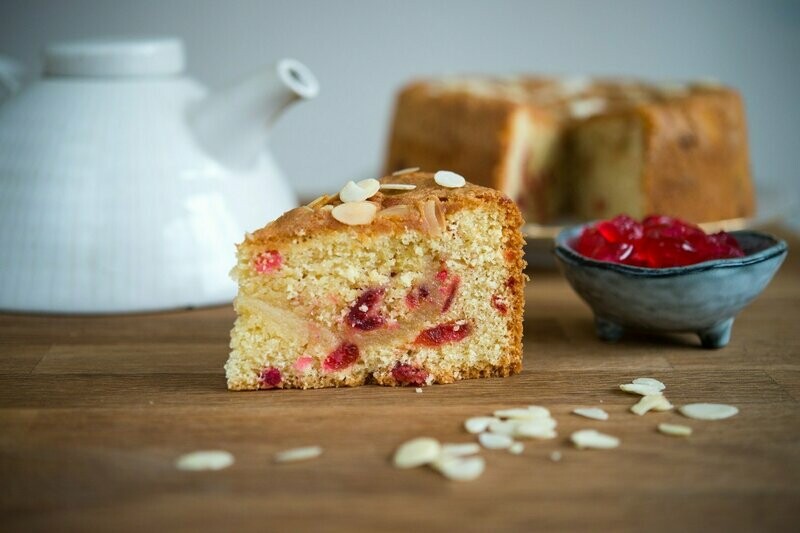 8" Cherry & Almond Fruit Cake