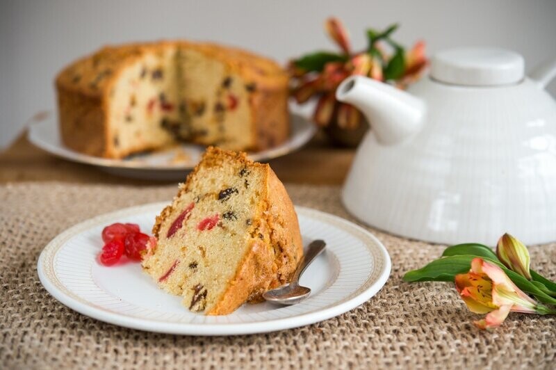 8" Cherry Fruit Cake