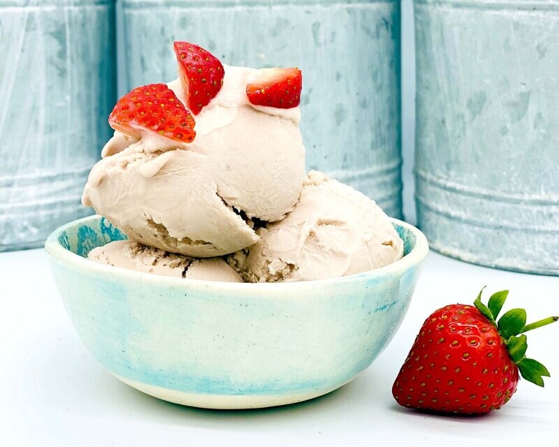 Strawberries & Cream Ice Cream