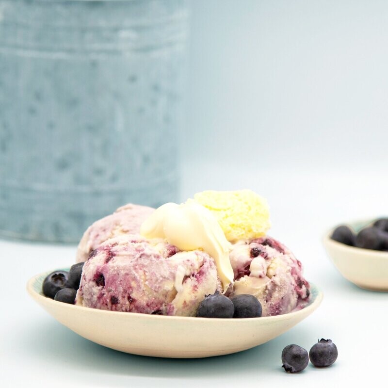 Blackcurrant & Cream Ice Cream