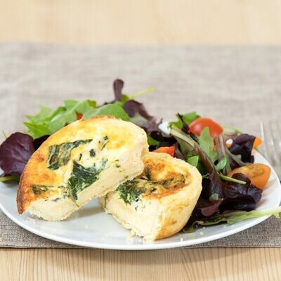Spinach & Cheese Individual Quiches (15)