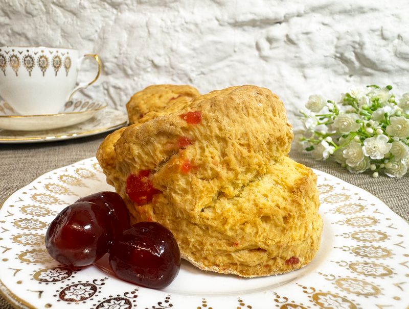 Vegan Cherry Scones