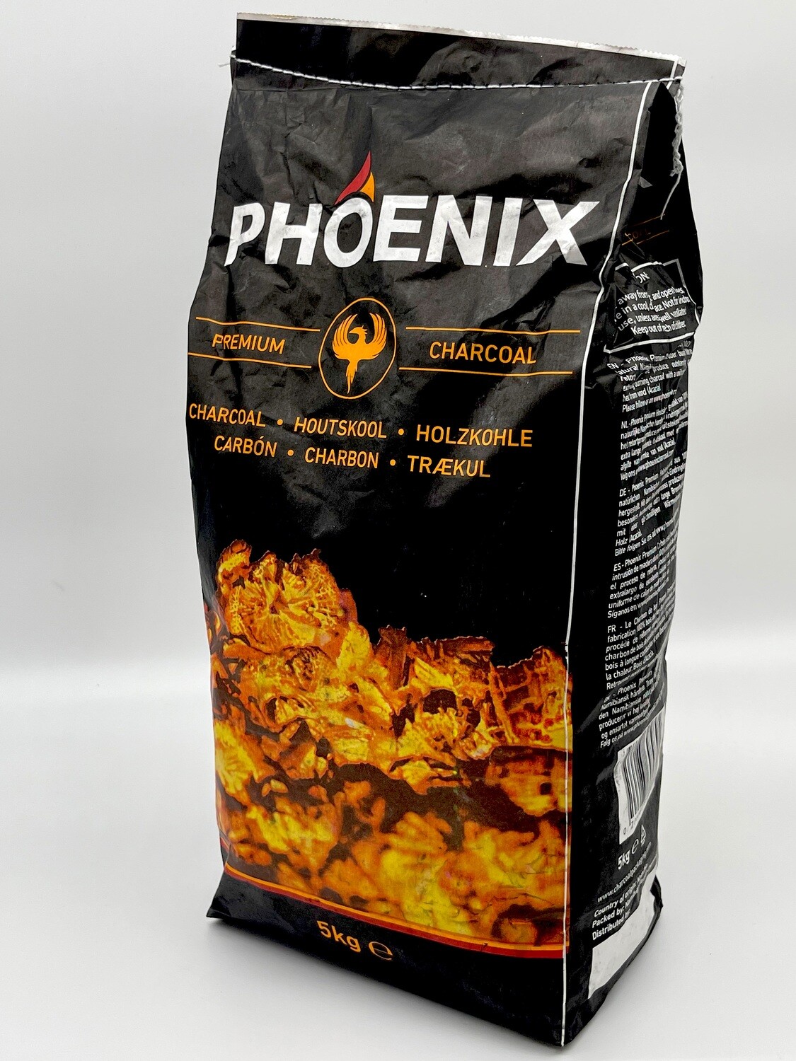 Phoenix Grillkohle drei Säcke à 5 kg (Gesamtmenge 15 kg)