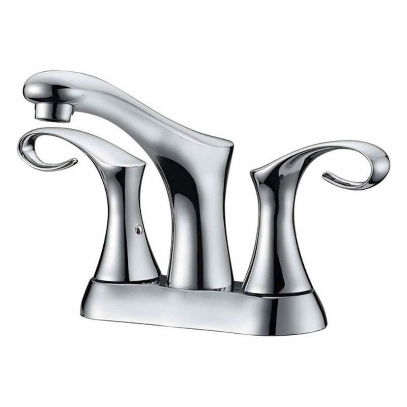 Two-handle 4&quot; centerset lavatory faucet