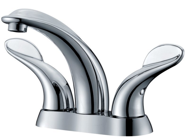 Two-handle 4&quot; centerset lavatory faucet