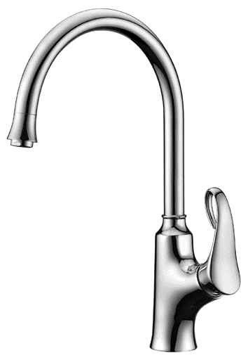 Single-handle kitchen faucet