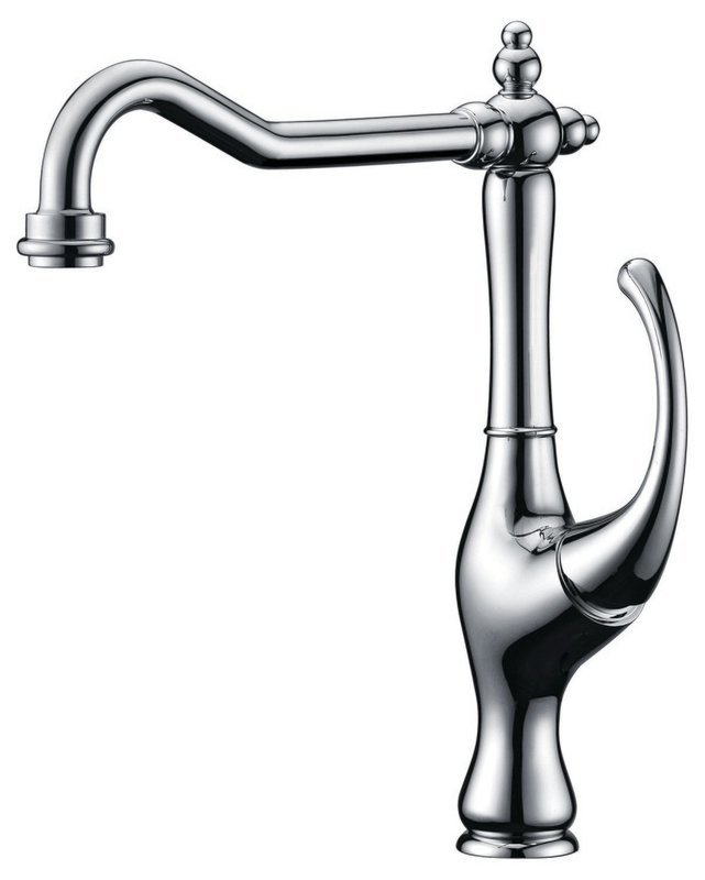 Single-handle kitchen faucet