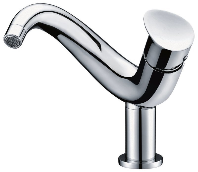 Single-lever lavatory faucet