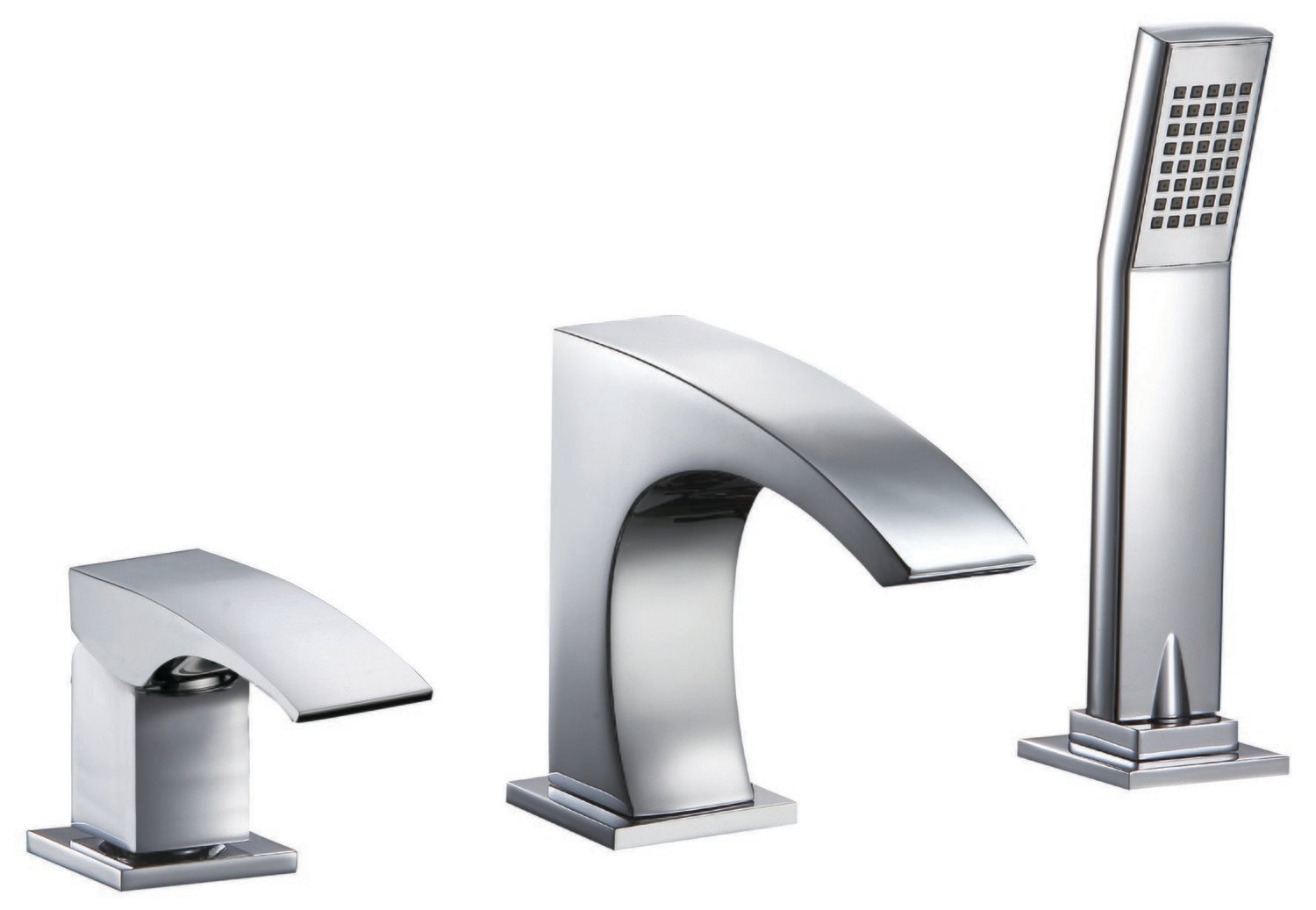 Single-lever 3-hole (pressure-balanced) shower/bath mixer