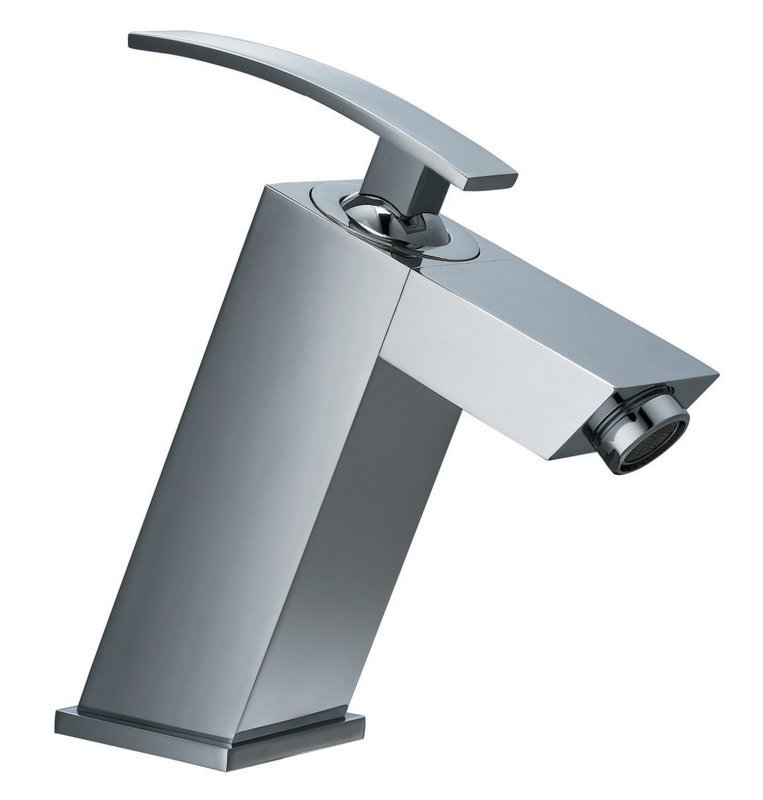Single-lever lavatory faucet