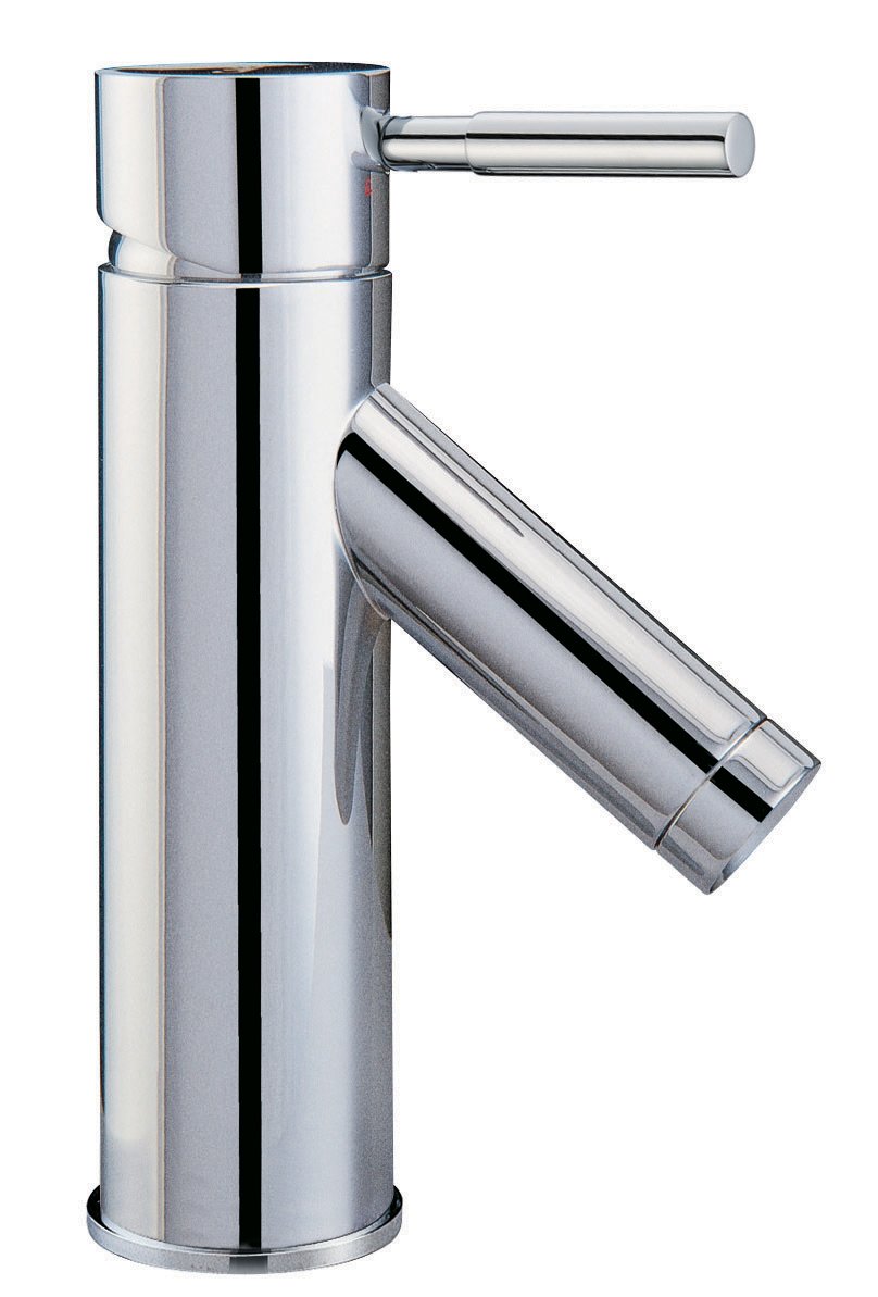 Single-lever tall lavatory faucet