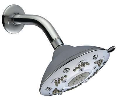 Shower arm with 3-jet head