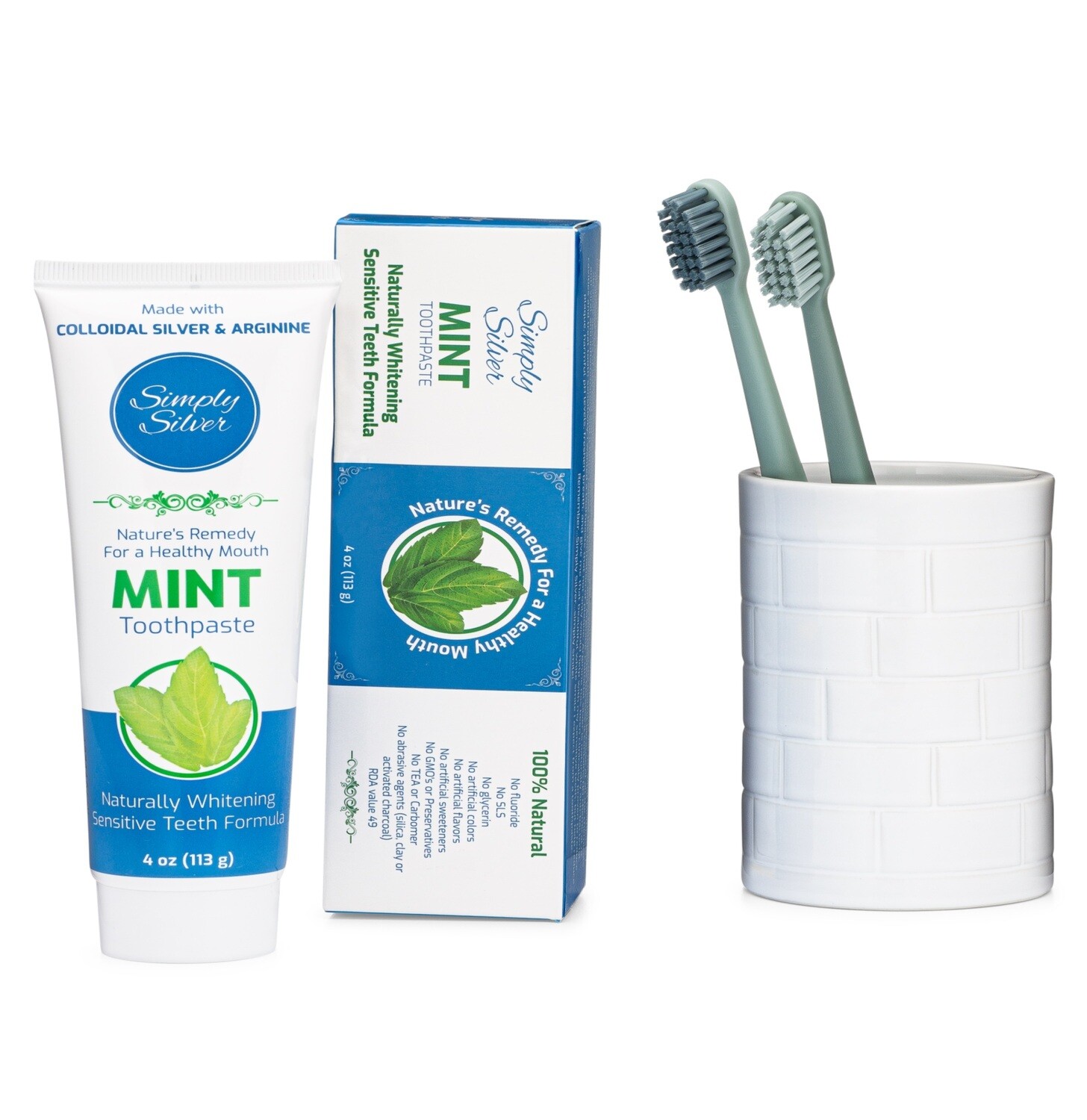 silver toothpaste