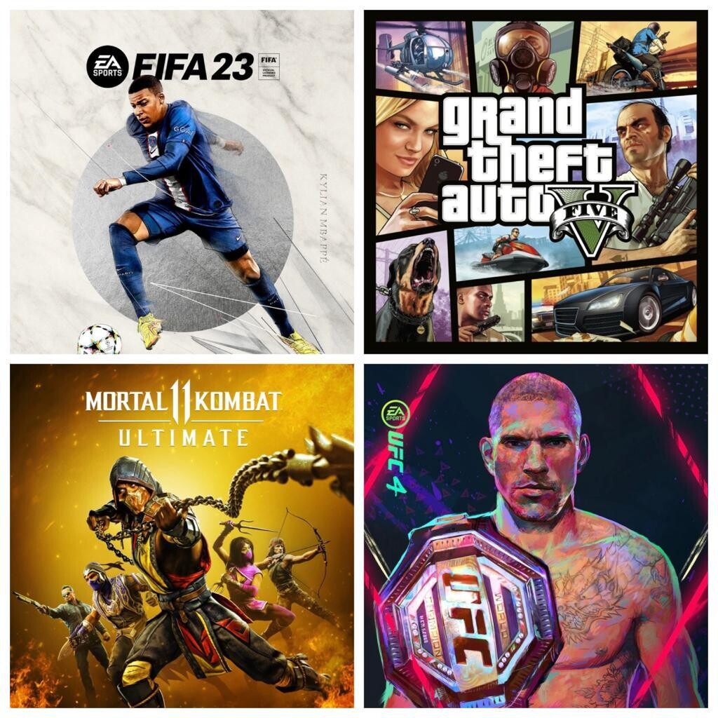 FIFA 23/UFC 4/Mortal Kombat 11 Ultimate/GTA 5