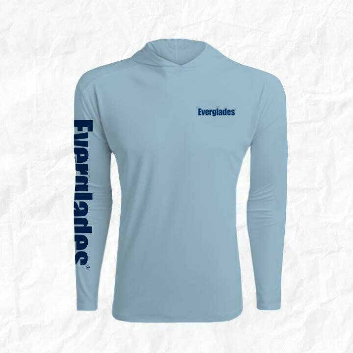 MEN&#39;S PERFORMANCE LONG SLEEVE HOODY - ARCTIC BLUE