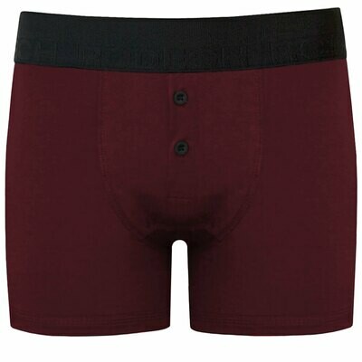 Claret Button Fly Boxer Harness