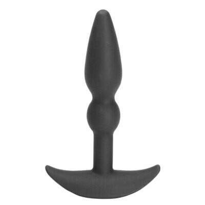 Perfect Plug Silicone Butt Plug by Tantus, Color: Black