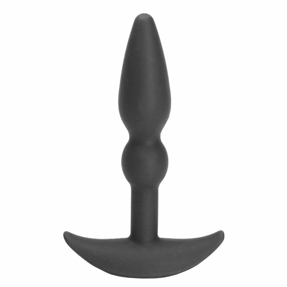 Perfect Plug Silicone Butt Plug by Tantus, Color: Black