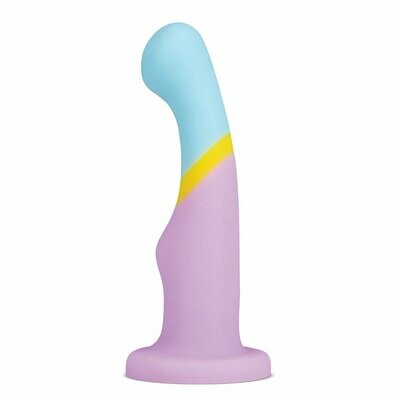 5.25&quot; Pride Heart of Gold Dildo