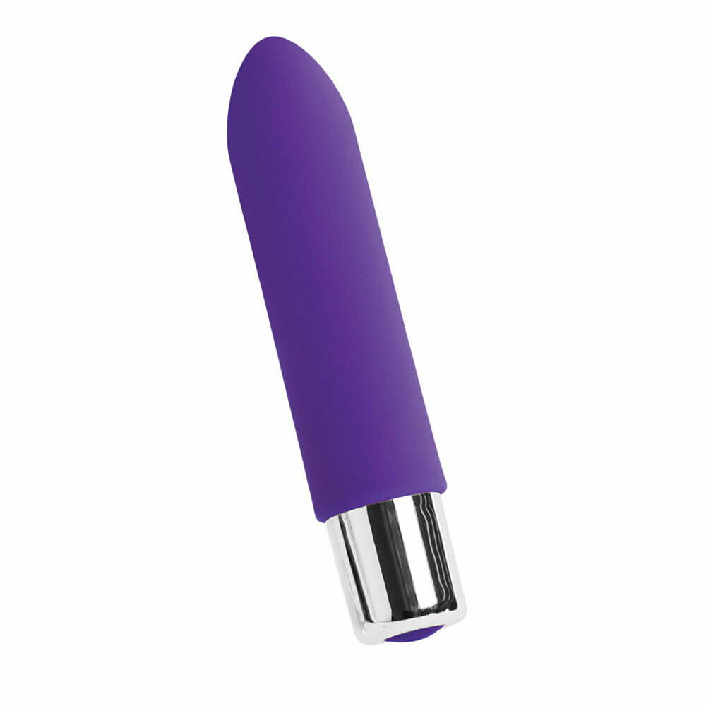 Bam Mini Silicone Bullet Vibe by Vedo - Rechargeable, Color: Indigo