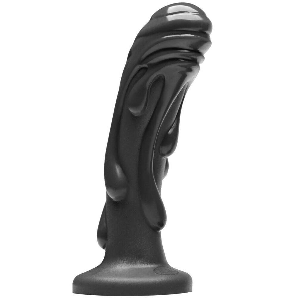 6.25&quot; Magma Silicone Dildo, Color: Black