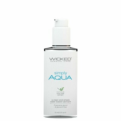 Simply Aqua Lubricant with Olive Leaf Extract 2.3 fl.oz. by Wicked Sensual Care