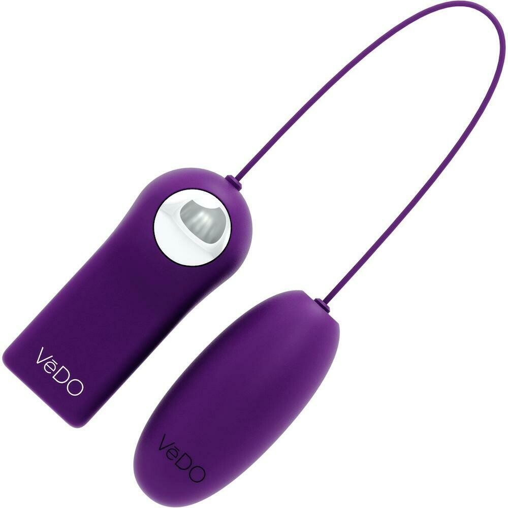 Ami Remote Control Silicone Vibrating Bullet By Vedo - Purple