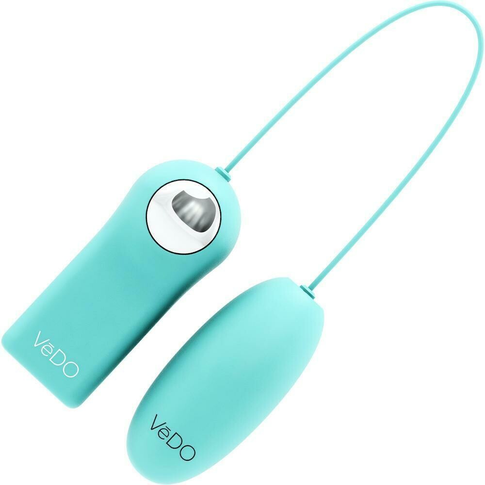 Ami Remote Control Silicone Vibrating Bullet By Vedo - Turquoise
