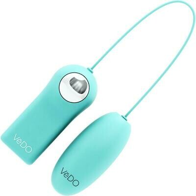 Ami Remote Control Silicone Vibrating Bullet By Vedo - Turquoise