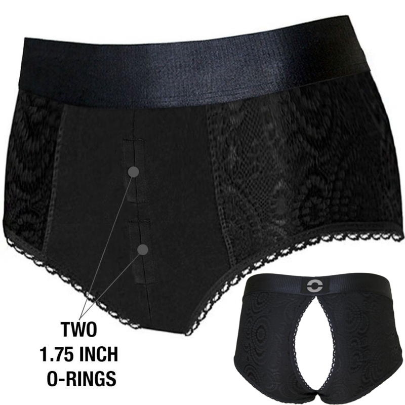 High Rise Panty Crotchless