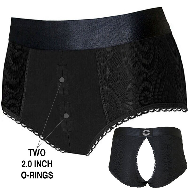 High Rise Panty Crotchless