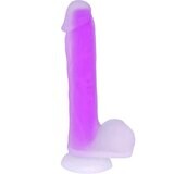 6&quot; Lo-Fi - Dual Density Silicone Suction Cup Dildo - Purple