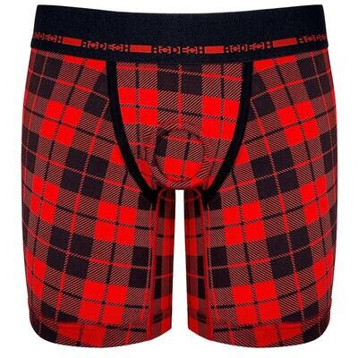 1.75 Rise Boxer+ Harness - Red Plaid