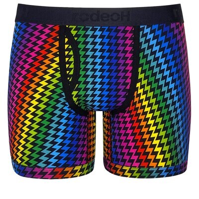 Shift 6" Boxer Underwear - Rainbow Lightning