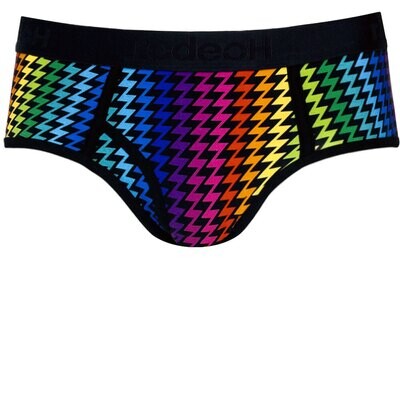 Shift Brief Underwear - Rainbow Lightning