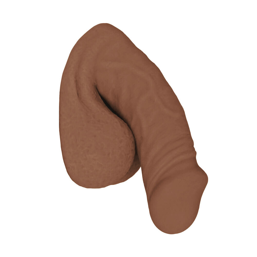 Freeform Small - 4&quot; Soft Silicone Packer, Color: Caramel