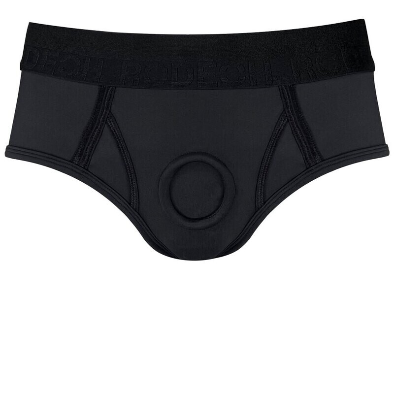 Sport Brief+ Harness - Black (Water Friendly)