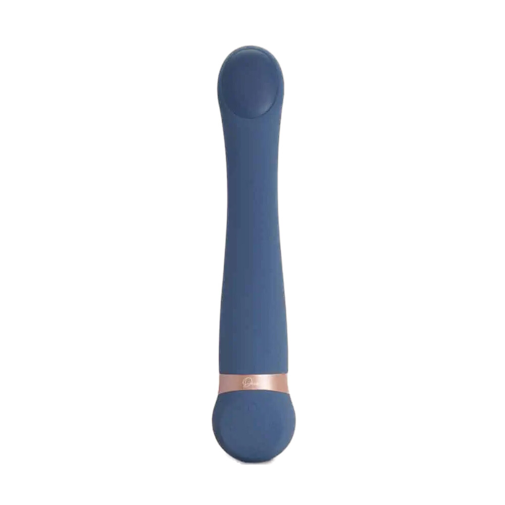 deia the hot and cold handheld vibrator blue and rose gold