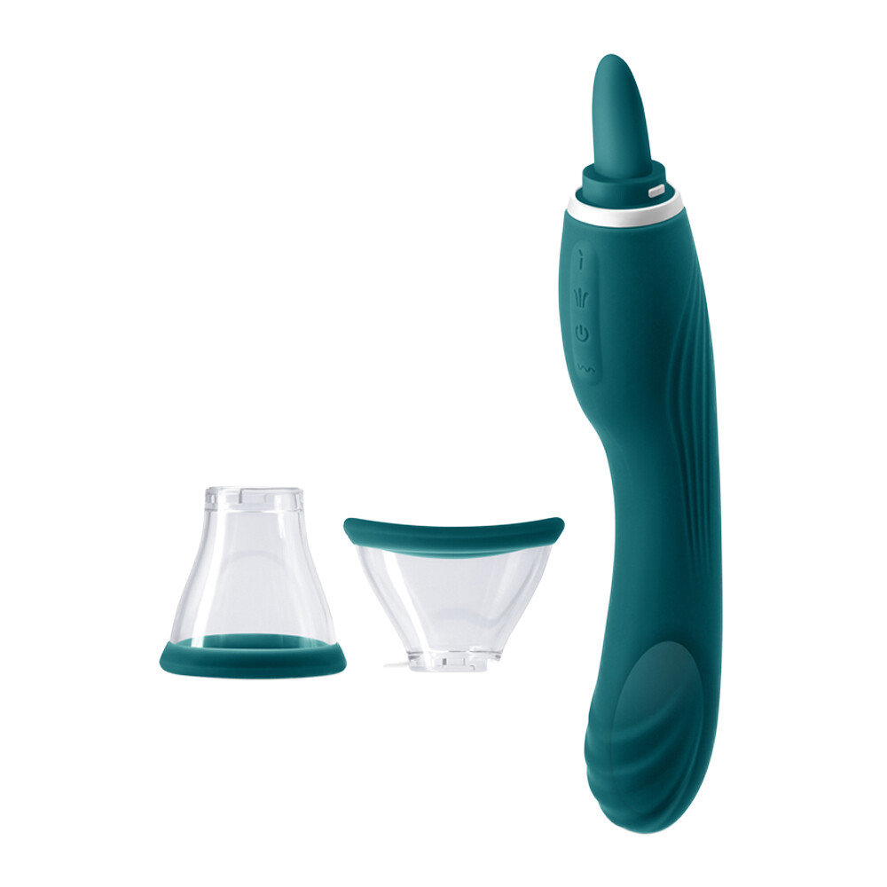 NS Novelties INYA Triple Delight Vibrator - Teal