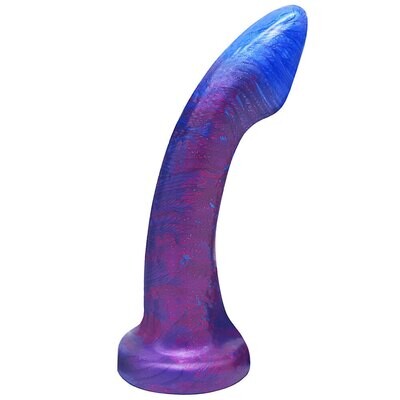 6.5" Astra - Silicone G-Spot Dildo by Uberrime - Jazzberry