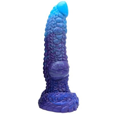 6.5" Hydrus - Large - Silicone Dildo by Uberrime - Water Dragon