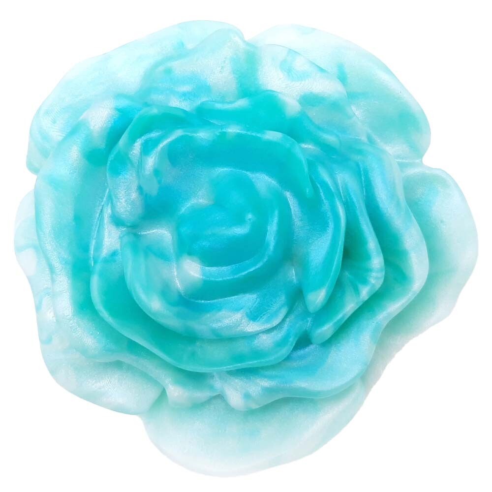 The Rosae - Silicone Rose Grinder by Uberrime - Pearl Teal to Pearl White