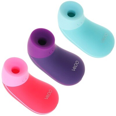 Nami - Silicone Clitoral Pulsating Vibrator by Vedo - Black