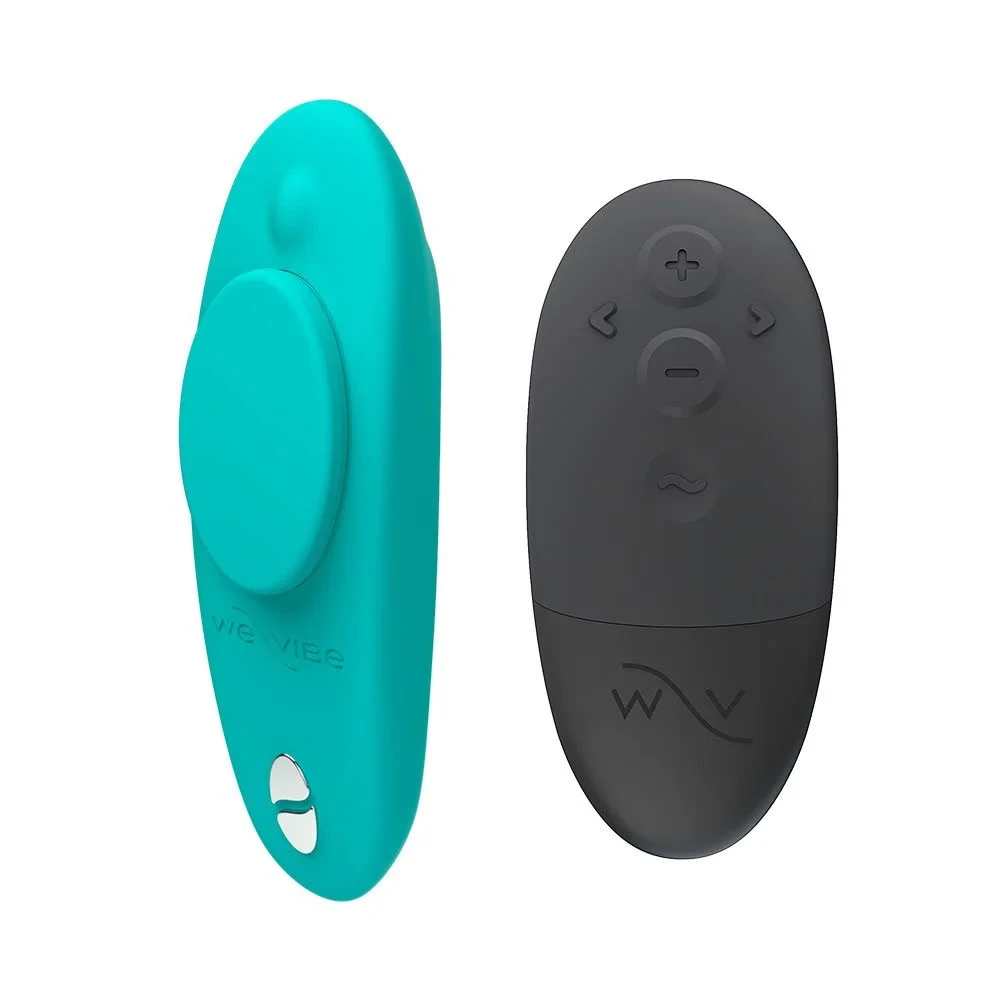 We-Vibe Moxie+ - Wearable Vibrator - We-Connect App - Aqua