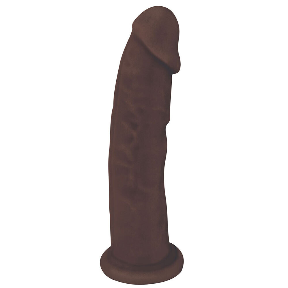 6&quot; FleshStixxx Silicone Dual Density Bendable Dildo - Chocolate