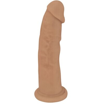 7&quot; FleshStixxx Silicone Dual Density Bendable Dildo - Caramel
