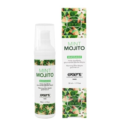 Mint Mojito Gourmet Warming Massage Gel by Exsens® - 1.7 Fl. oz