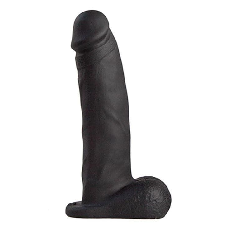 5.75&quot; Realistic Silicone Dildo - Black